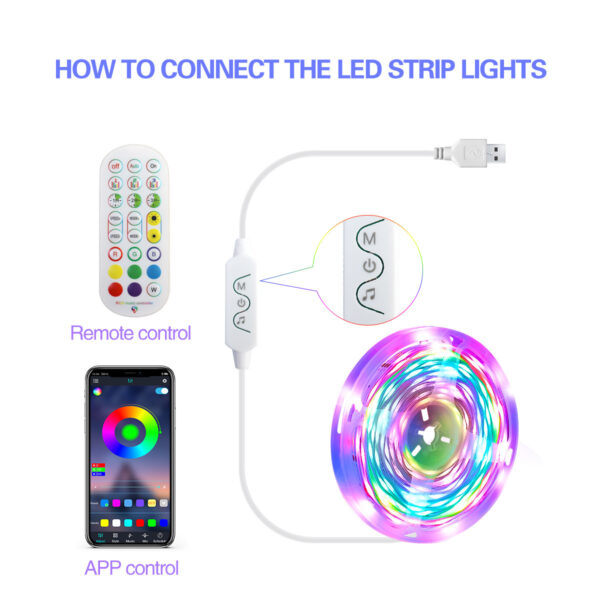 Marquee 5050 Water Led Light Symphony Bluetooth App Light Belt Set - Image 2