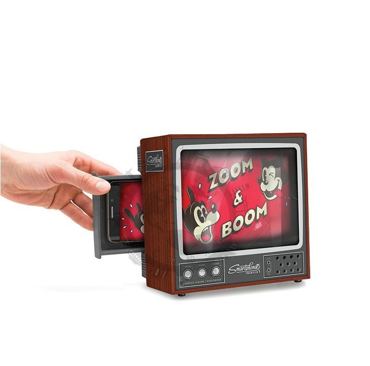 DIY retro TV smart phone magnifying glass mobile phone mini TV - Image 2