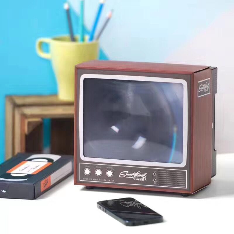 DIY retro TV smart phone magnifying glass mobile phone mini TV - Image 3