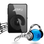 New Mini Fashion SD TF Mirror Portable MP3 Player Clip Media Player Sport Button Mp3 Music Player Walkman Lettore Black - Image 3