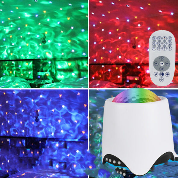 Night Light Projector Ocean Star Projector, Remote Control Mode Music Control - Image 3