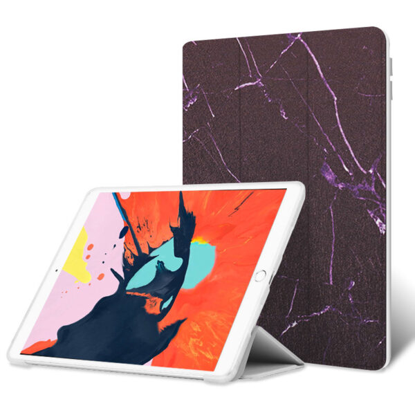 Compatible with Apple, Applicable Ipad10.2 Air2 Flat Protective Cover 9.7pro11 10.5 Silicone Tri-fold Mini4 - Image 4