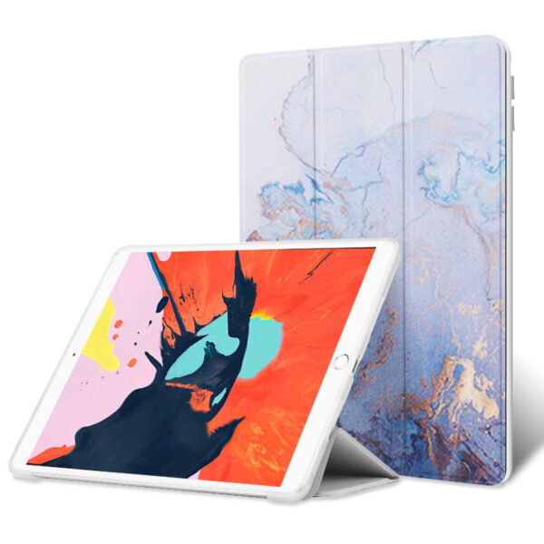 Compatible with Apple, Applicable Ipad10.2 Air2 Flat Protective Cover 9.7pro11 10.5 Silicone Tri-fold Mini4 - Image 5