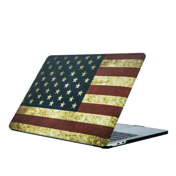 Compatible with Apple, Macbook Notebook Computer Protective Shell Air13 Shell Frosted Painted Marble Protective Cover - Image 4