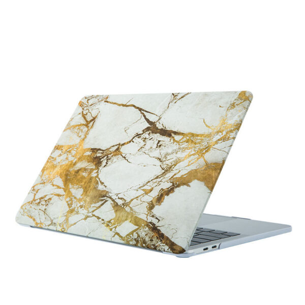 Compatible with Apple, Macbook Notebook Computer Protective Shell Air13 Shell Frosted Painted Marble Protective Cover - Image 9