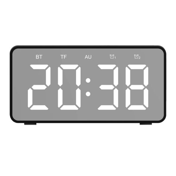 Wireless Charging Bluetooth Speaker Clock Led Alarm Clock Audio Wireless Charging Bluetooth Speaker - Image 4