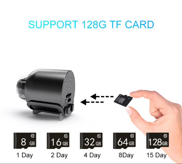 1080P Hd Night Vision Small Monitor Wireless Wifi Remote Surveillance Camera Home Network Camera - Image 3