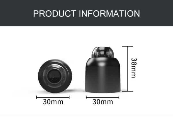 1080P Hd Night Vision Small Monitor Wireless Wifi Remote Surveillance Camera Home Network Camera - Image 2