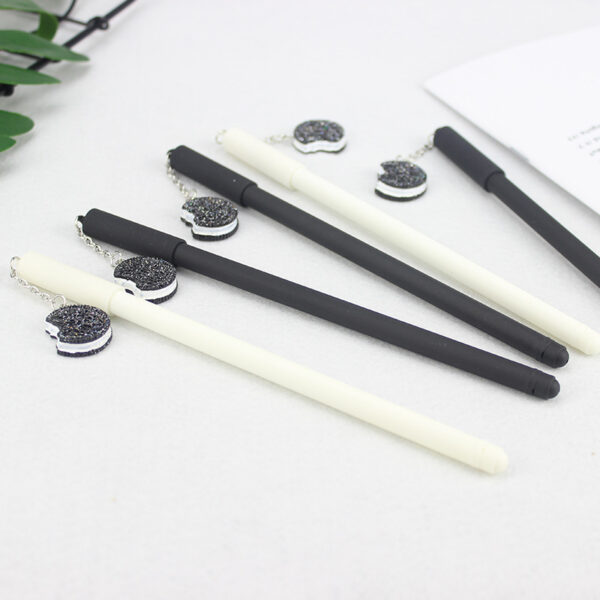 Pendant Gel Pen Student Creativity Popular Black And White - Image 3