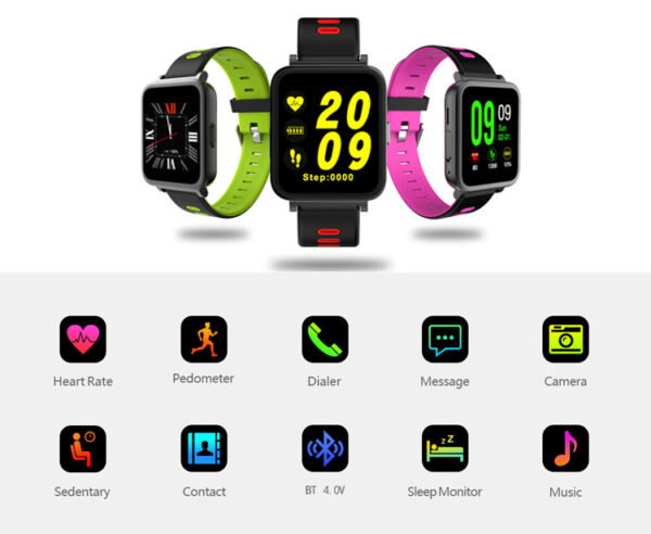 SN10 smart watch smart reminder Bluetooth call wear heart rate detection smart bracelet - Image 3