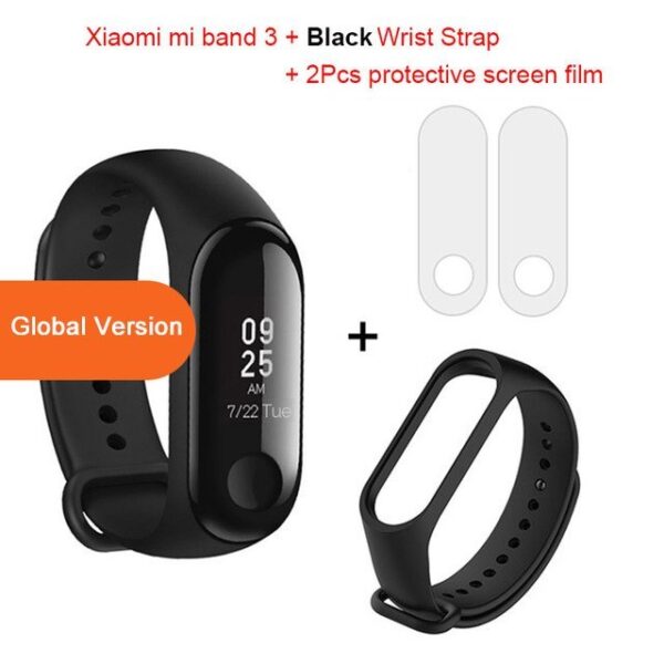 Global Version Xiaomi mi band 3 Fitness Tracker Smart Bracelet 0.78 OLED Touch Screen 50M Waterproof miband 3 Xiomi band 3 - Image 2