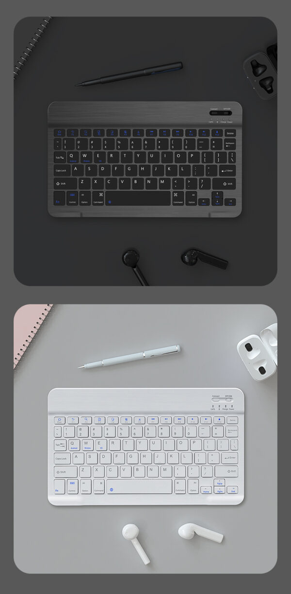 Tablet Notebook Wireless Keyboard And Mouse Set Bluetooth - Image 4