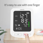 CONTEC08E LED Screen Electronic Sphygmomanometer Adult BP Cuff Monitor Blood Pressure NIBP Records - Image 2