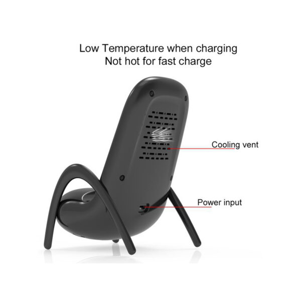 Fast Wireless Charger Kawaii Phone Holder Desk Cute Stand Amplified Multiple Safe Stand - Image 4