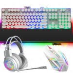 Punk Keyboard And Mouse Set Headset Four-piece Mouse And Keyboard Set