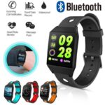 W1 Smart Bracelet Blood Pressure Measurement Color Screen Fitness Tracker Watch Waterproof IP68 Heart Rate Monitor GPS Tracker