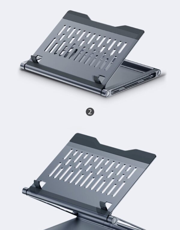Lapstop Stand With 8-in-1 Docking Station - Image 3