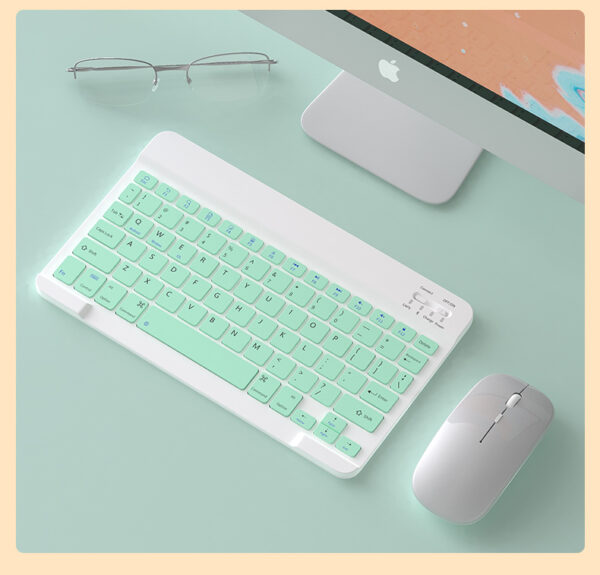 Tablet Notebook Wireless Keyboard And Mouse Set Bluetooth - Image 2