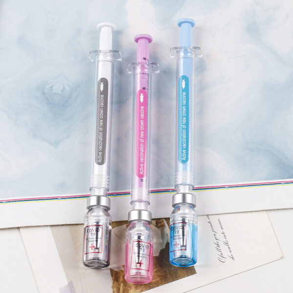 Creative Syringe Gel Realistic Syringe Ballpoint Student Stationery Ball Pen - Image 2