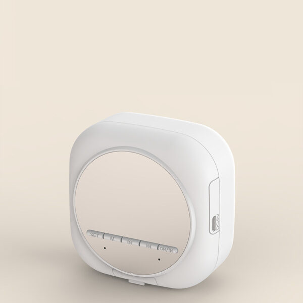 Portable Mirror Clock Alarm Clock - Image 3