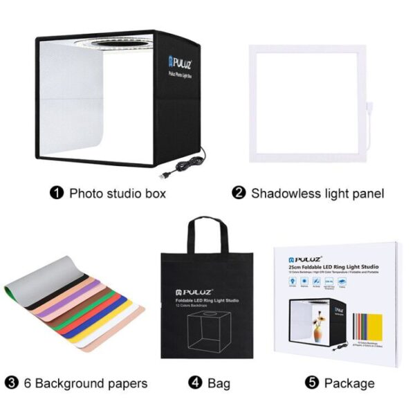 Ring Light Highlight Portable Studio Set - Image 9