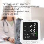 CONTEC08E LED Screen Electronic Sphygmomanometer Adult BP Cuff Monitor Blood Pressure NIBP Records - Image 6